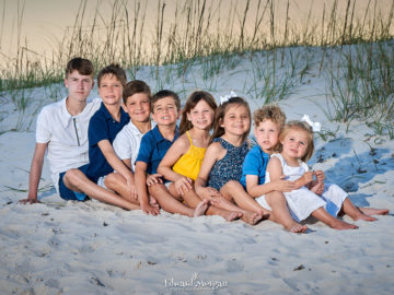Vacation family beach photos