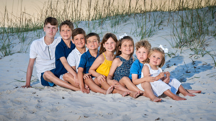 Vacation family beach photos